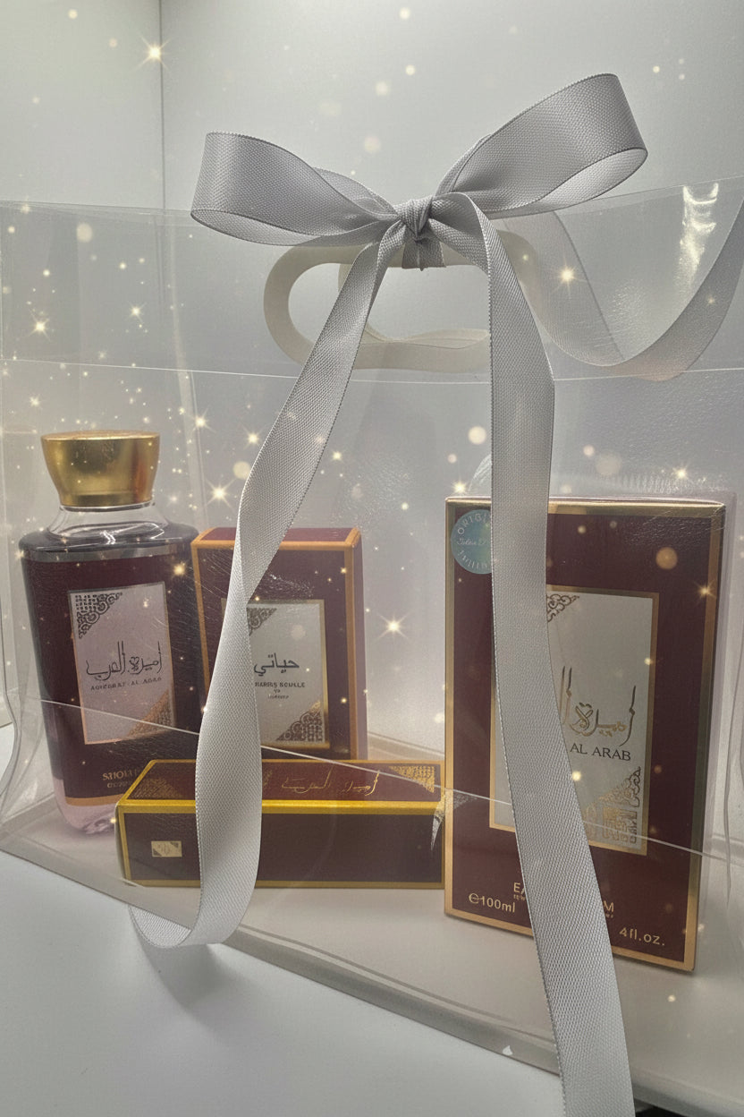 Sac Cadeau Prestige Ameerat Al Arab ✨ – Coffret Luxe 5 Pièces