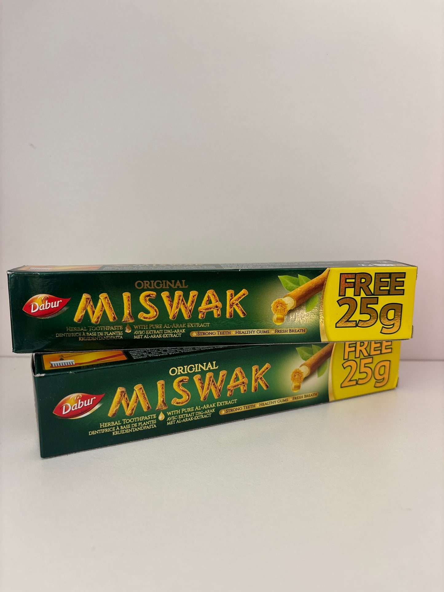 Dentifrice Miswak Original – Dabur – 125 g + 25 g offert