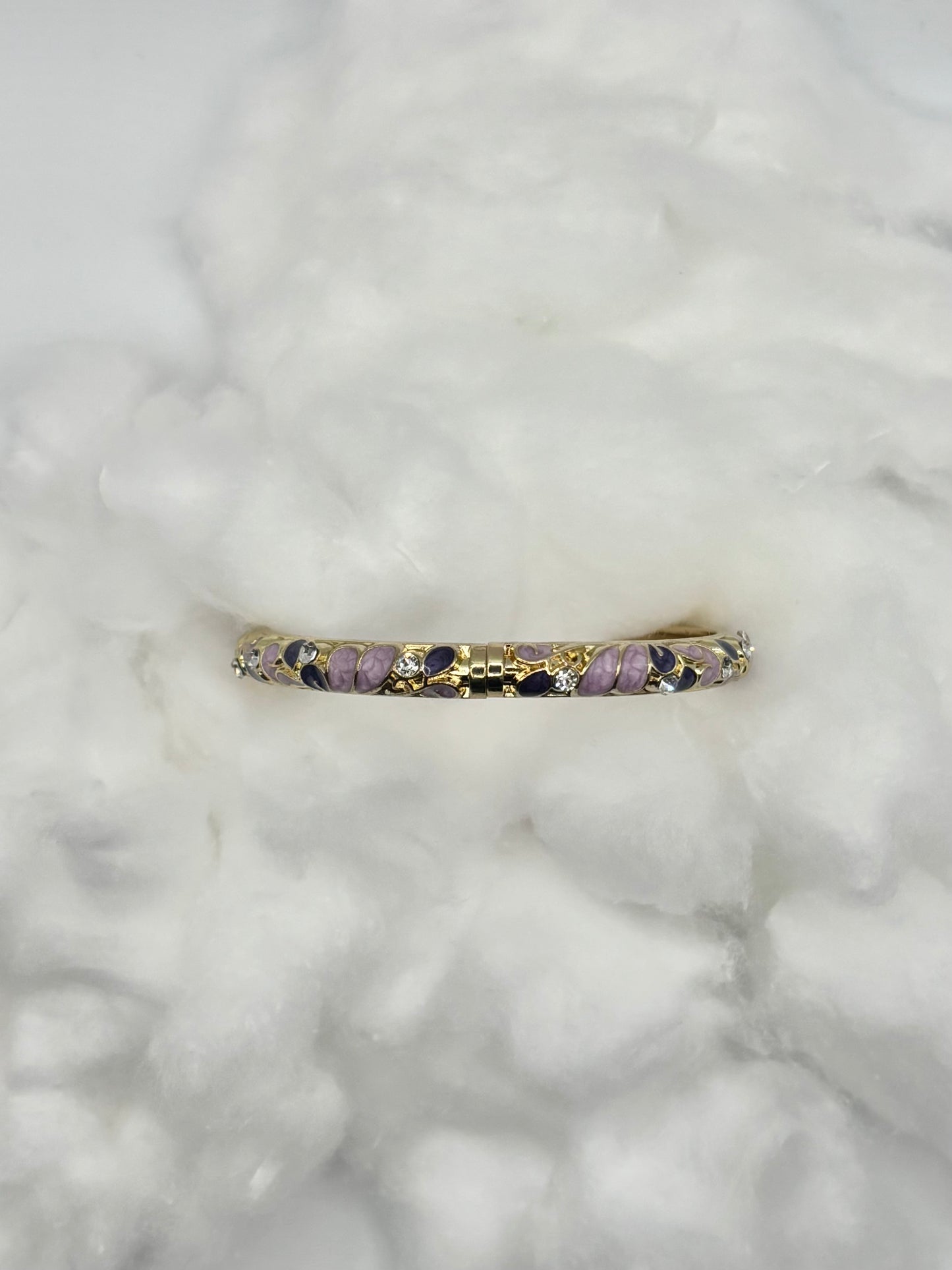 Bracelet jonc – Lavender Garden