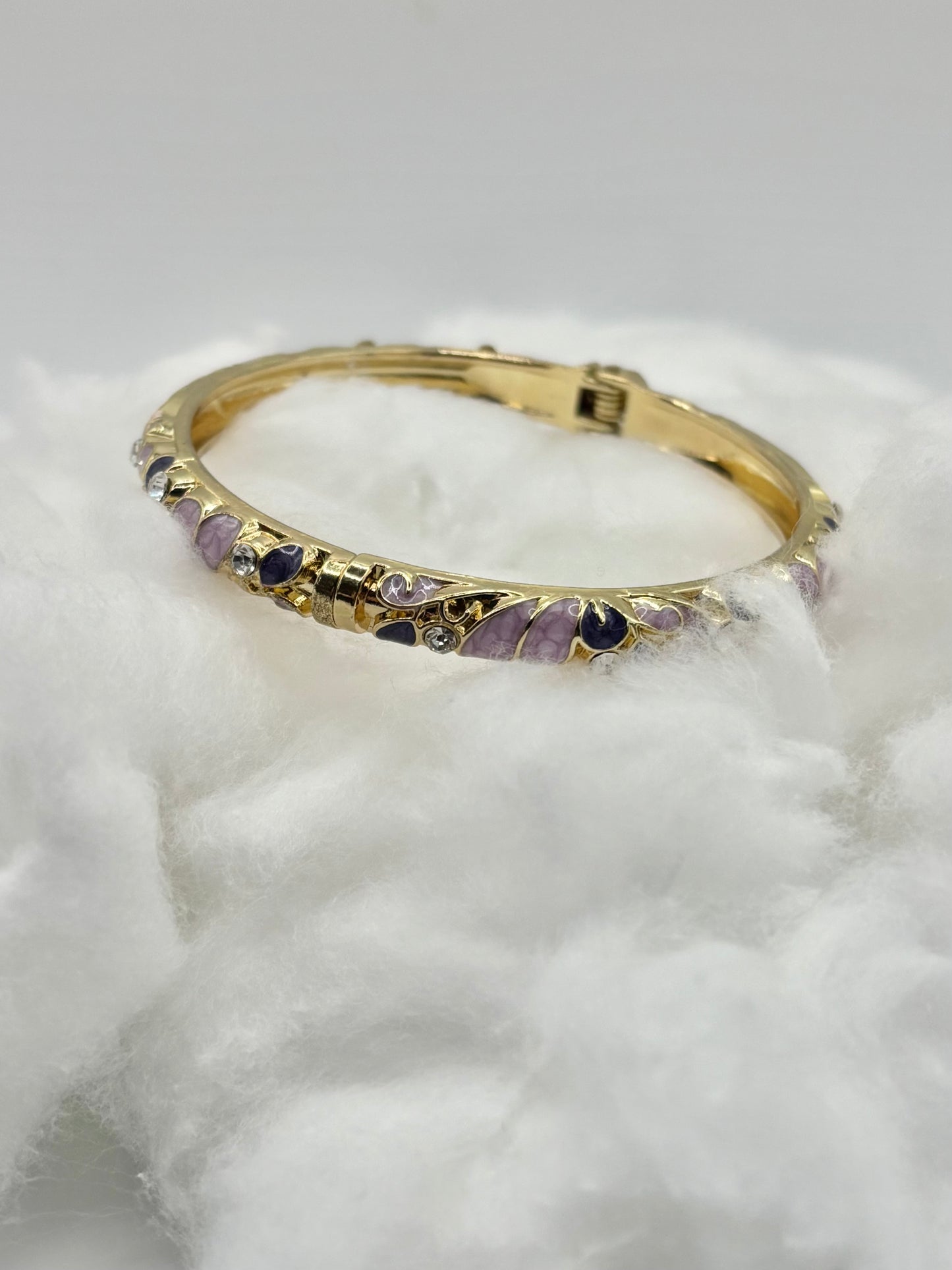 Bracelet jonc – Lavender Garden