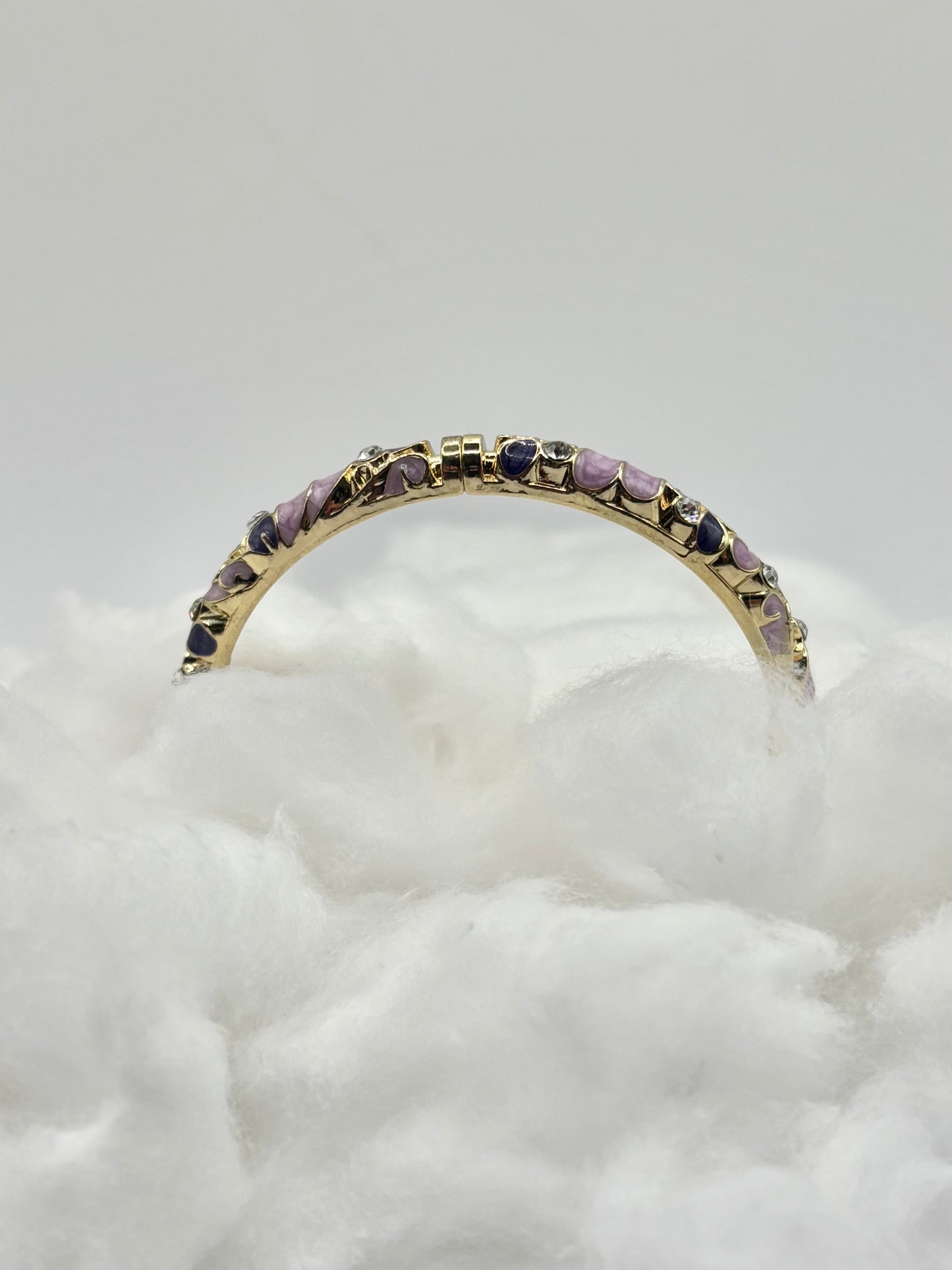 Bracelet jonc – Lavender Garden