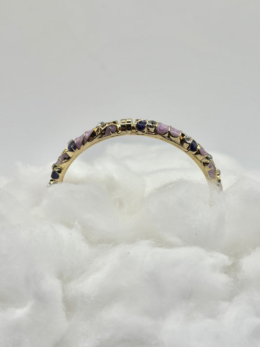 Bracelet jonc – Lavender Garden