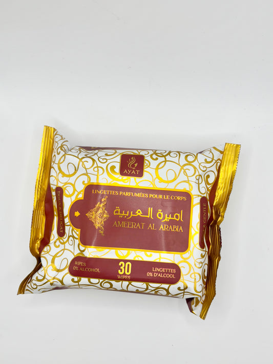Lingettes parfumées Ameerat Al Arabia – 30 lingettes