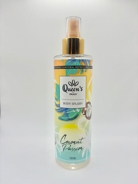 Body Splash Coconut Passion – Queen’s by Prady (250 ml)