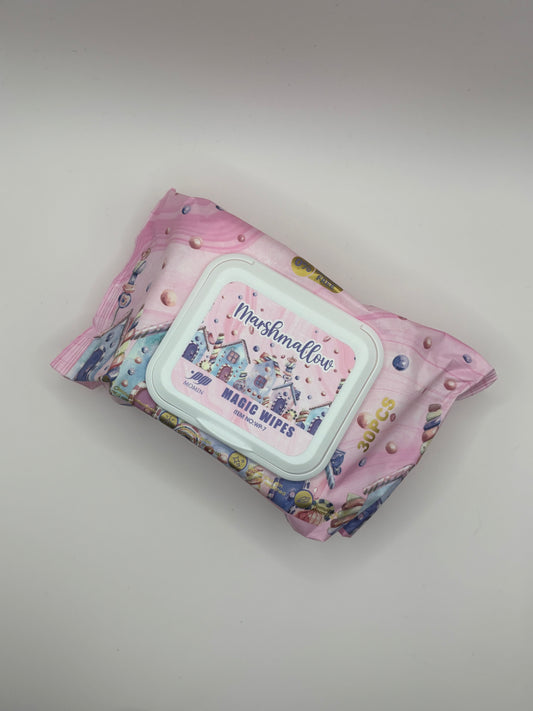 Lingettes parfumées Marshmallow – 30 pièces